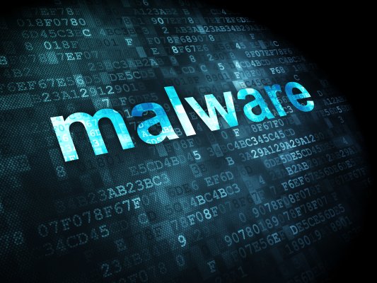 computer malware removal malware sign blue binary code background